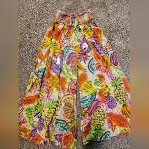Flowy Boho Fruit Pants